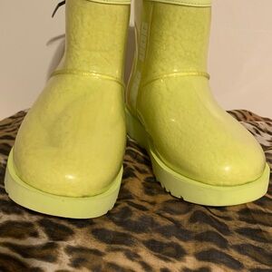 UGG Neon Yellow Waterproof Boots